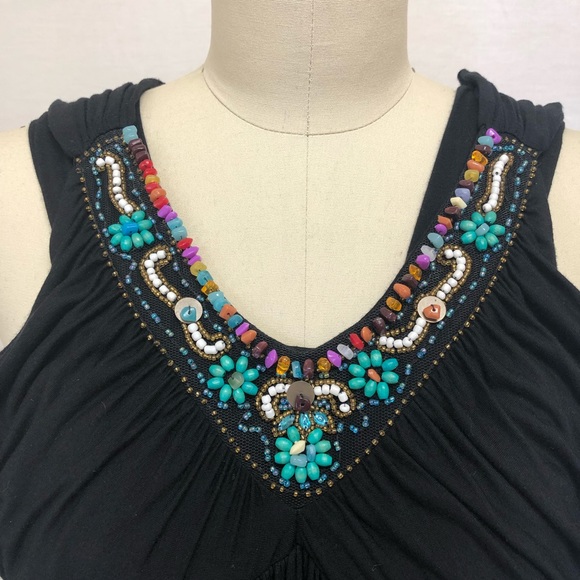 Black sleeveless top or short dress - Picture 2 of 3